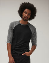 Canvas Unisex 3/4 Sleeve Baseball Tee